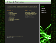 Tablet Screenshot of jolleyassociates.com